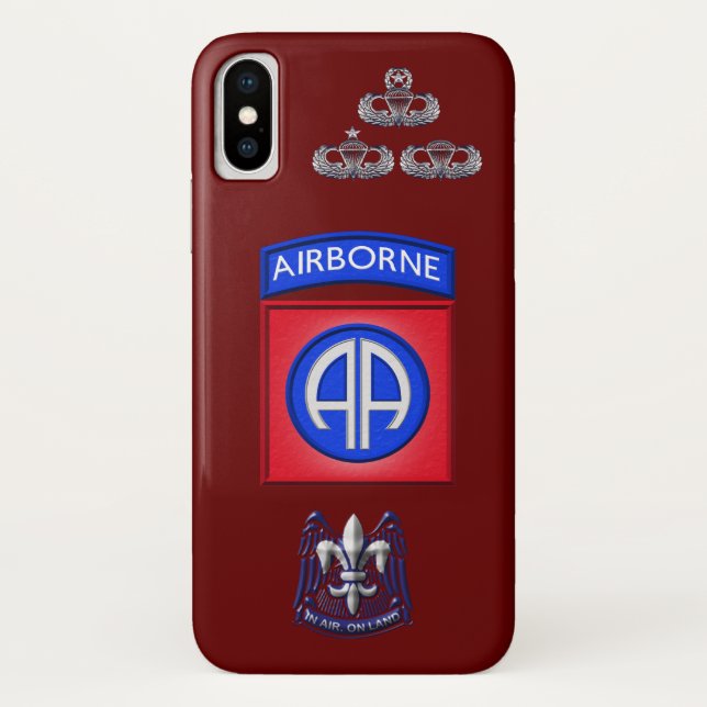 82nd Airborne Division “All The Way” Case-Mate iPhone Case (Back)