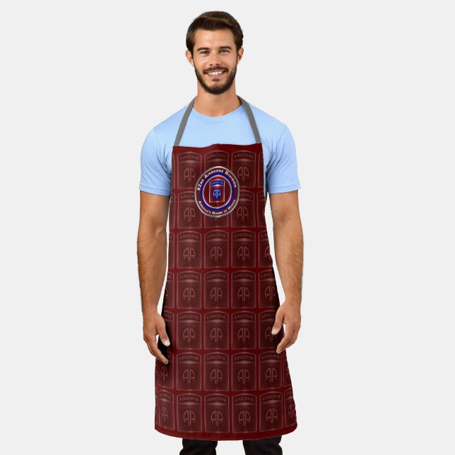 82nd Airborne Division "All The Way" Custom Design Apron (Worn)