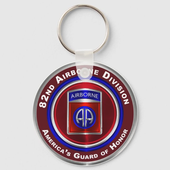 82nd Airborne Division America’s Guard of Honour Key Ring (Front)