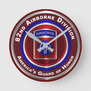 82nd Airborne Division America’s Guard of Honour Round Clock