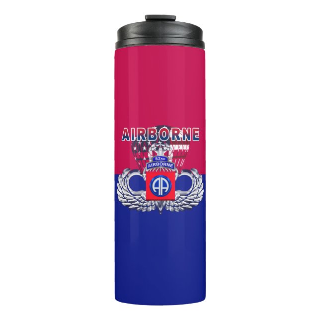 82nd Airborne Division America’s Guard of Honour Thermal Tumbler (Front)