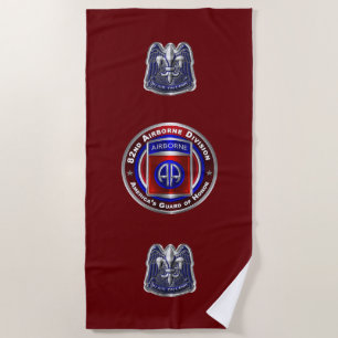 82nd Airborne Division  Beach Towel