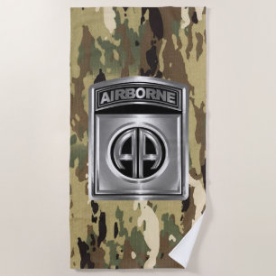 82nd Airborne Division Beach Towel