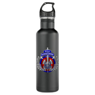 82nd Airborne Division Custom Wings 710 Ml Water Bottle