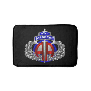 82nd Airborne Division Dagger Design Bath Mat