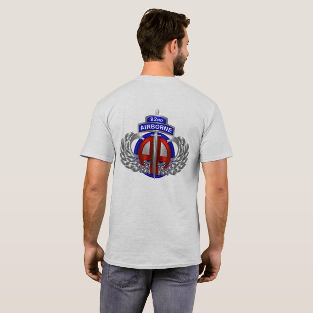 82nd Airborne Division Dagger Design  T-Shirt (Back Full)