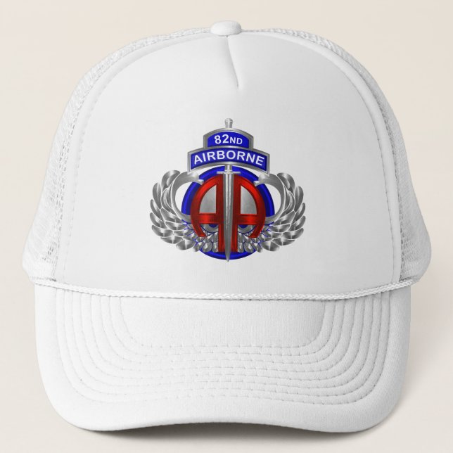 82nd Airborne Division “Dagger Design” Trucker Hat (Front)