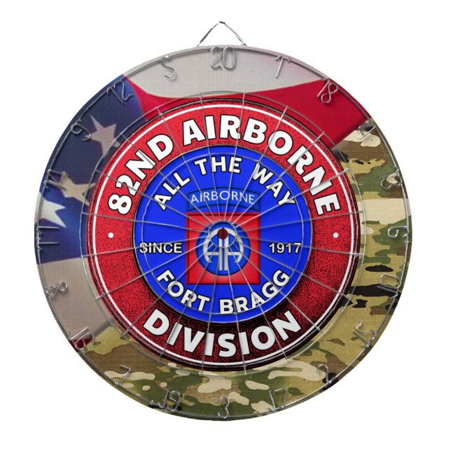 82nd Airborne Division   Dartboard (Front)