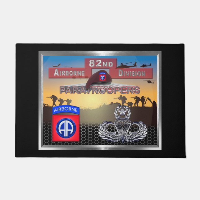 82nd Airborne Division  Doormat (Front)