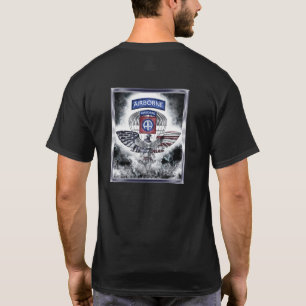 82nd Airborne Division Explosive Framed Design  T-Shirt