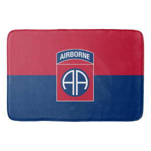 82nd Airborne Division Flag Military Veteran Bath Mat