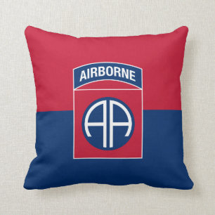 82nd Airborne Division Flag Military Veteran Cushion