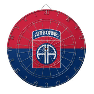 82nd Airborne Division Flag Military Veteran Dartboard
