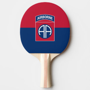 82nd Airborne Division Flag Military Veteran Ping Pong Paddle