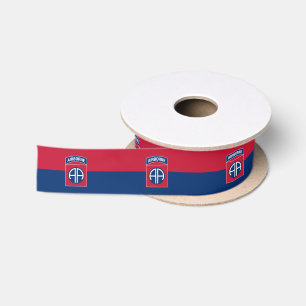 82nd Airborne Division Flag Military Veteran Satin Ribbon