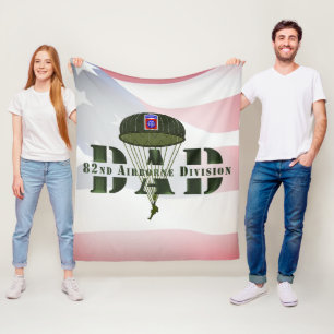 82nd Airborne Division Fleece Blanket