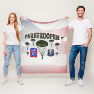 82nd Airborne Division Fleece Blanket