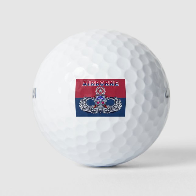 82nd Airborne Division Golf Balls (Front)