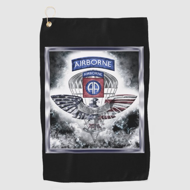 82nd Airborne Division Golf Towel (Front)