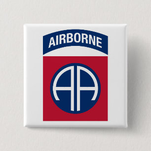 82nd Airborne Division Insignia Military Veteran 15 Cm Square Badge