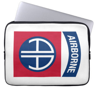 82nd Airborne Division Insignia Military Veteran Laptop Sleeve