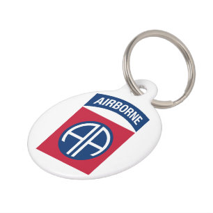 82nd Airborne Division Insignia Military Veteran Pet Tag
