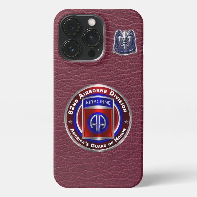 82nd  Airborne Division  iPhone Case (Back)