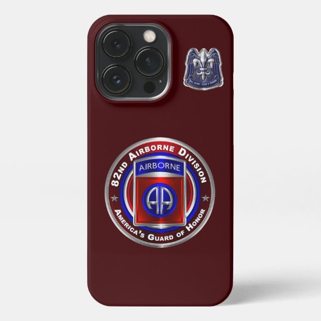 82nd  Airborne Division  iPhone Case (Back)