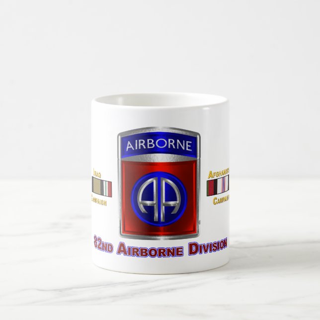 82nd Airborne Division Iraq & Afghanistan Veteran Coffee Mug (Center)