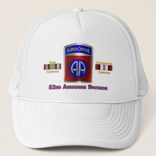 82nd Airborne Division Iraq & Afghanistan Veteran Trucker Hat