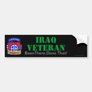 82nd airborne division iraq vets bumper sticker