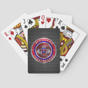 82nd Airborne Division “Jump Master” Playing Cards