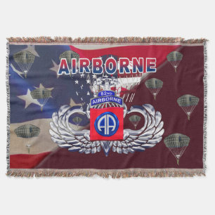 82nd Airborne Division - Lower Price Throw Blanket