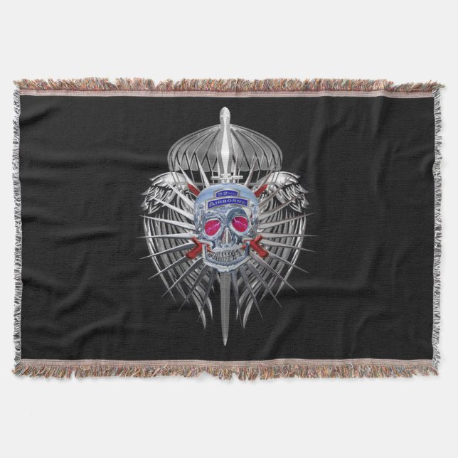 82nd Airborne Division - Lower Price Throw Blanket (Front)