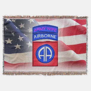 82nd Airborne Division - Lower Price Throw Blanket