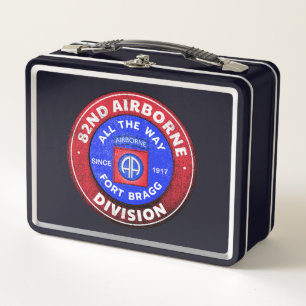 82nd Airborne Division  Metal Lunch Box