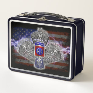 82nd Airborne Division Metal Lunch Box