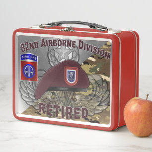 82nd Airborne Division Metal Lunch Box