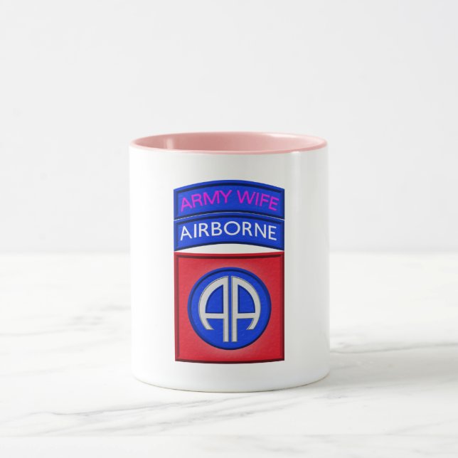 82nd Airborne Division “Paratrooper Wife” Mug (Center)