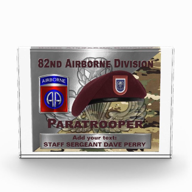 82nd Airborne Division Photo Block (Front)