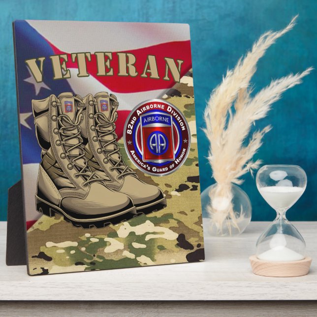 82nd Airborne Division  Plaque (Side)