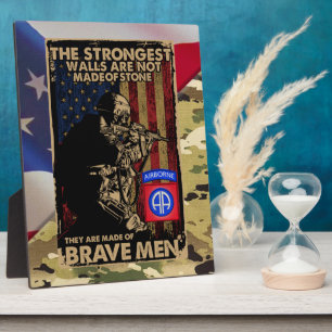 82nd Airborne Division Plaque