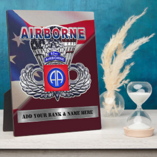 82nd Airborne Division  Plaque