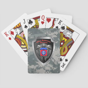 82nd Airborne Division Playing Cards