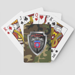 82nd Airborne Division Playing Cards