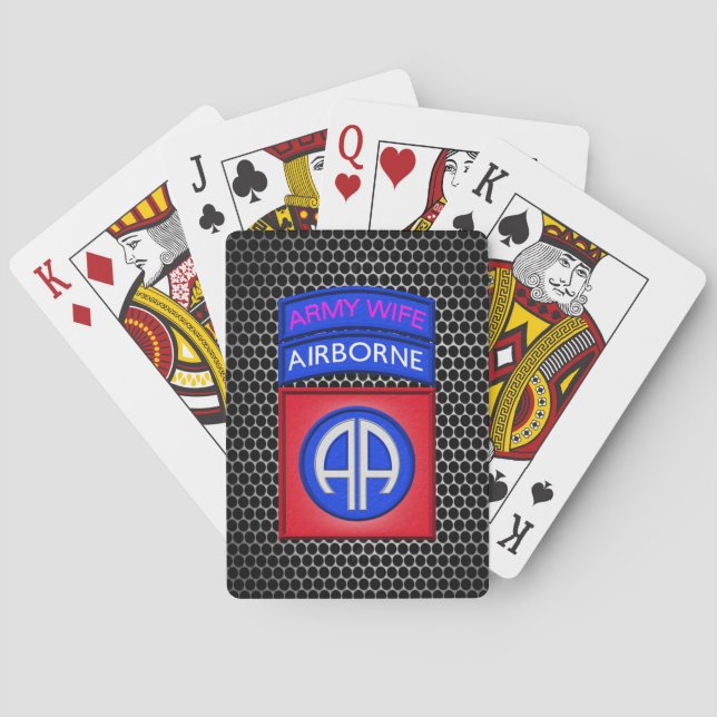 82nd Airborne Division  Playing Cards (Back)
