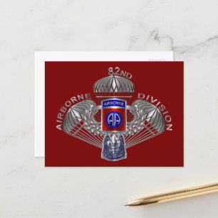 82nd Airborne Division  Postcard