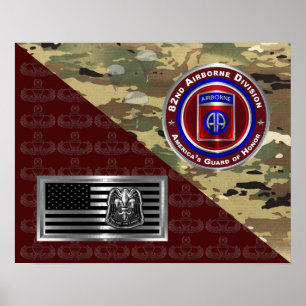 82nd Airborne Division  Poster