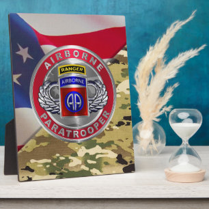 82nd   Airborne Division Ranger Plaque