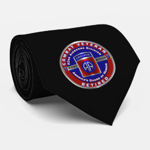 82nd Airborne Division  RETIRED Tie